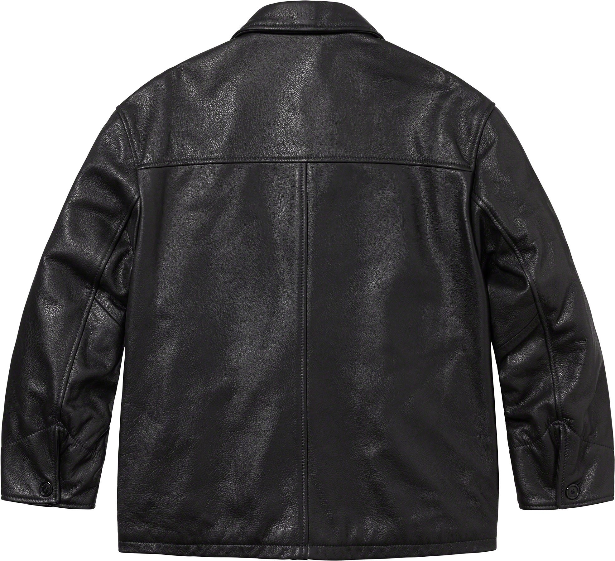 Supreme®/Schott® Leather Car Coat view 5